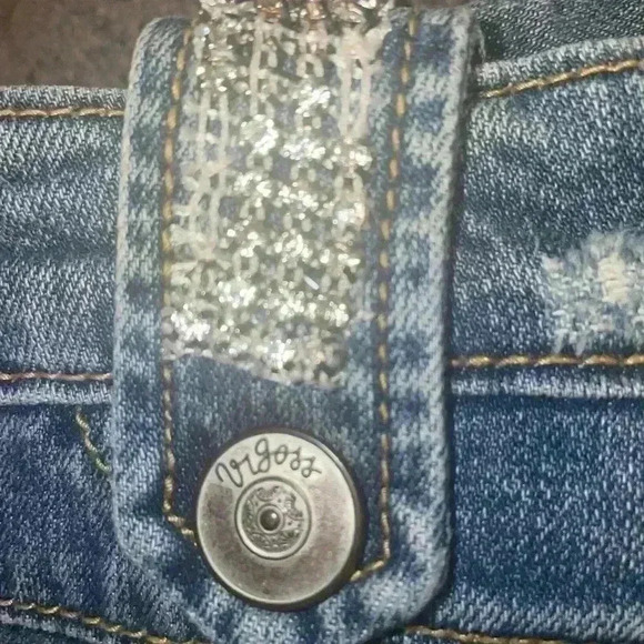 Vigoss Beaded Rhinestone Jeans - Picture 9 of 9